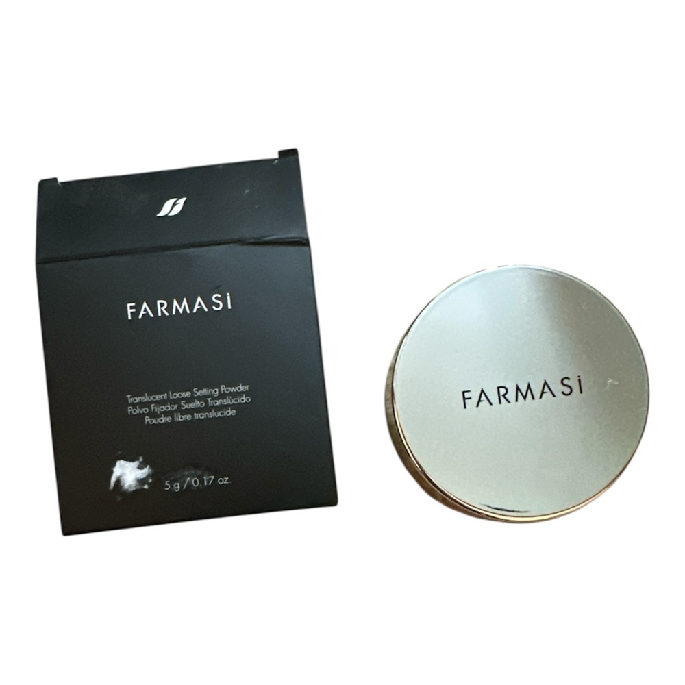 Farmasi Loose Setting Powder in Black and Silver